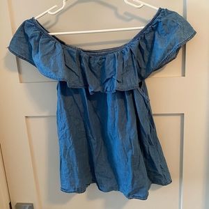 Off the shoulder shirt